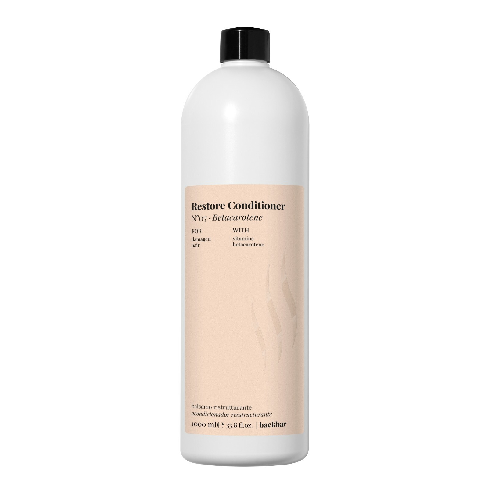 NEW BackBar - N.07 Restore Conditioner - Betacarotene - 1000 ml - Farmavita
