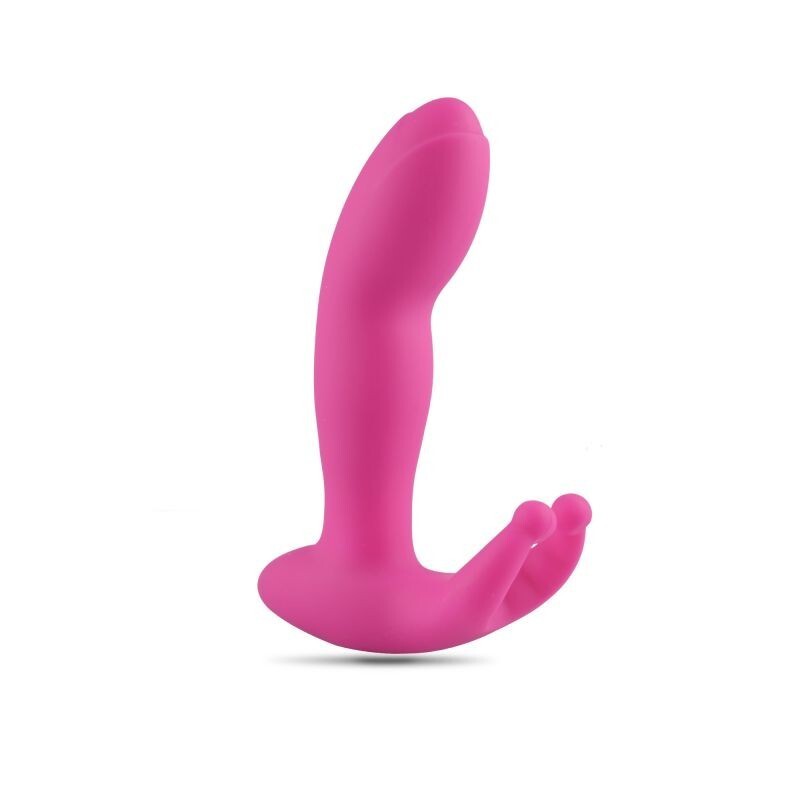 Vibratore stimolatore vaginale del punto G e Clitoride in silicone donna