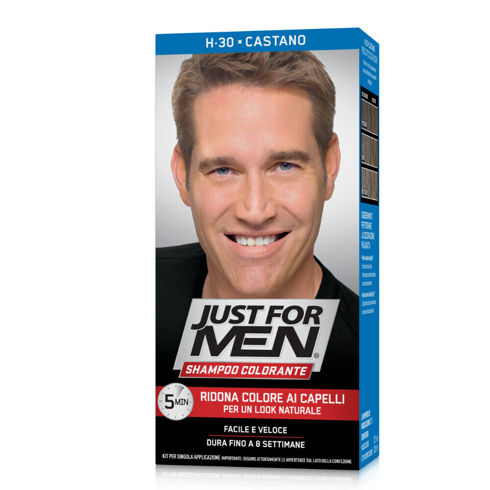 Just For Men Shampoo Colorante 5 Minuti H30 Castano