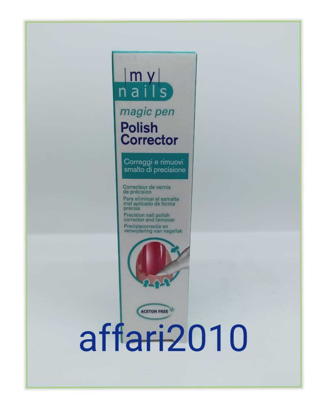 MY NAILS MAGIC PEN CORREGGI E RIMUOVI SMALTO DI PRECISIONE POLISH CORRECTOR