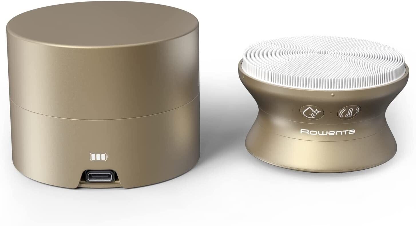 Rowenta LV8530 Reset & Boost Skin Duo Spazzola Viso e Collo Effetto Purificante