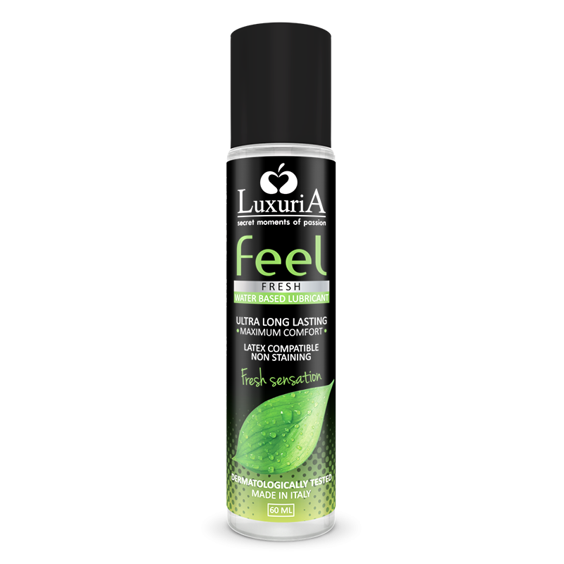 LUBRIFICANTE INTIMO VAGINALE A BASE D' ACQUA STIMOLANTE LUXURIA FEEL FRESH 60 ML