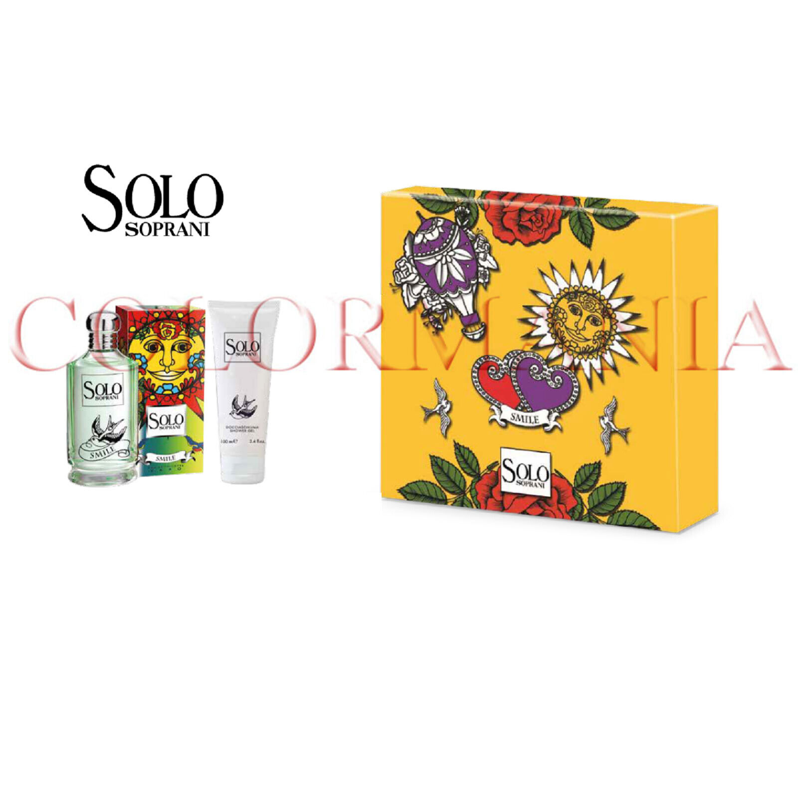 SOLO SOPRANI SMILE EAU DE TOILETTE DONNA 100 ML + SHOWER GEL 100 ML