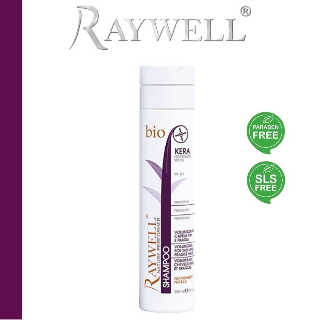 Raywell KERA BIO Shampoo volumizzante per capelli fini e fragili