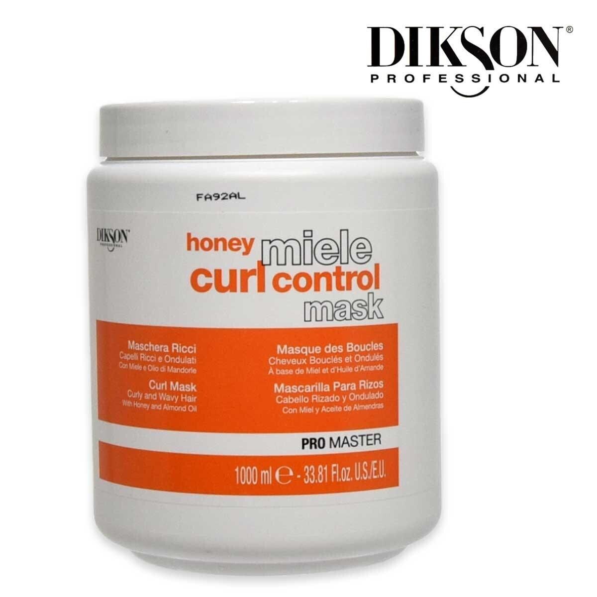 Maschera Ricci e Ondulati Dikson Pro Master Miele e Olio di Mandorla 1000ml