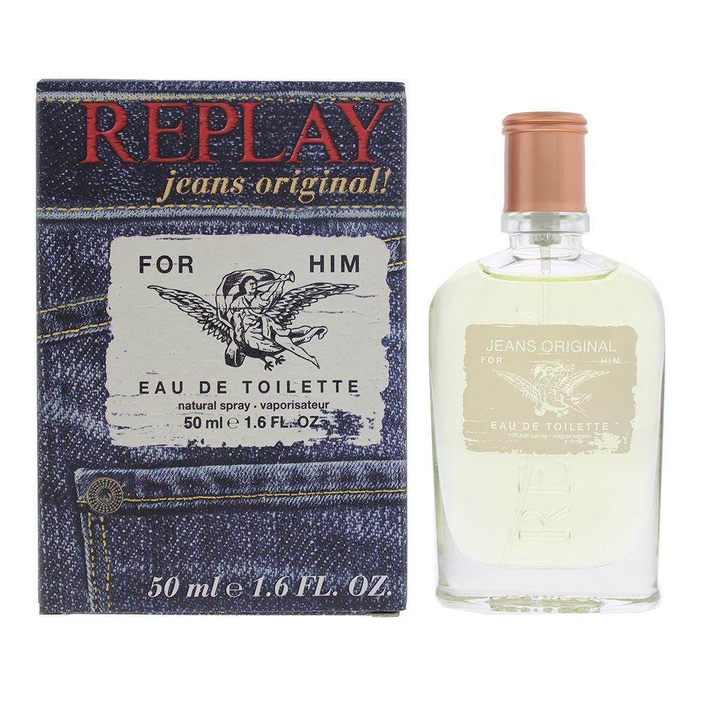 Replay Jeans Original For Him Eau de Toilette 50ml Men Spray