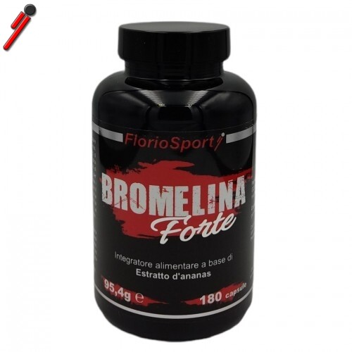 FlorioSport, Bromelina Forte 180 cps. Diuretico Drenante Enzima Digestivo
