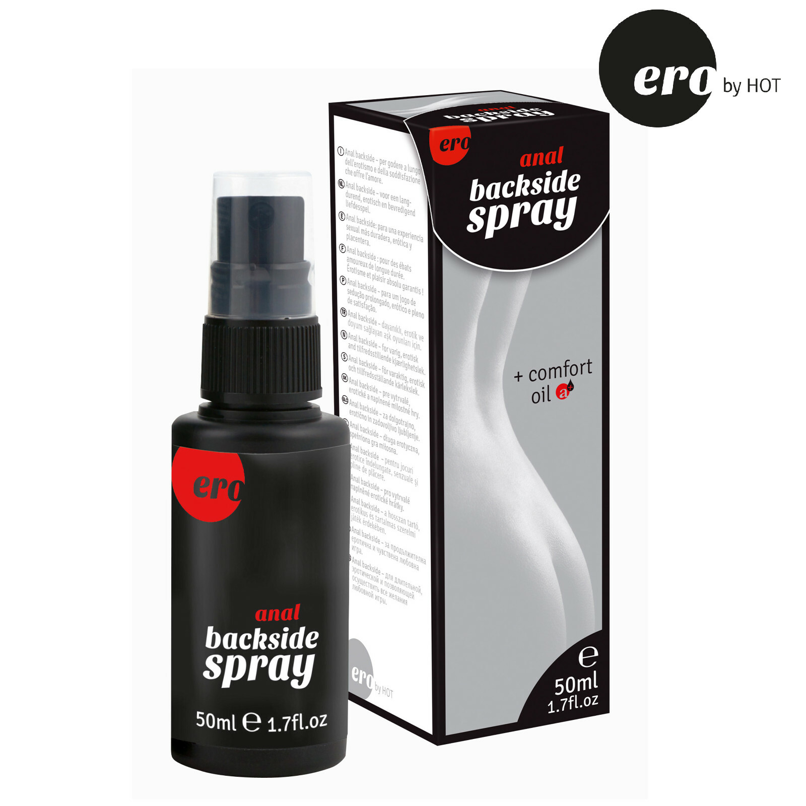 Ero - Anal Backside Spray Intese Feeling Oil Crema Anale Eccitante Aloe Vera