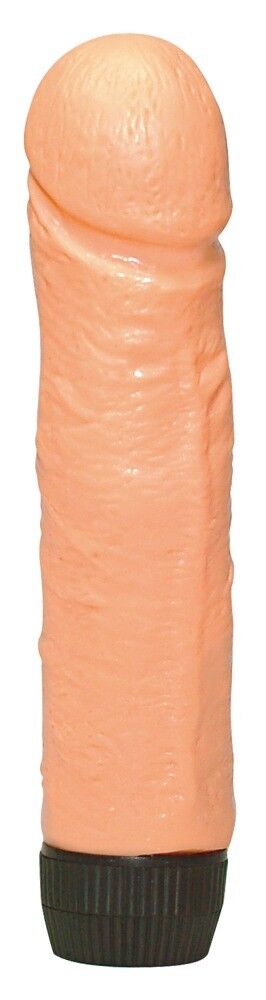 REAL DEAL Vibratore Real Deal Slim a Forma di Pene Color Carne ad Effetto Reale