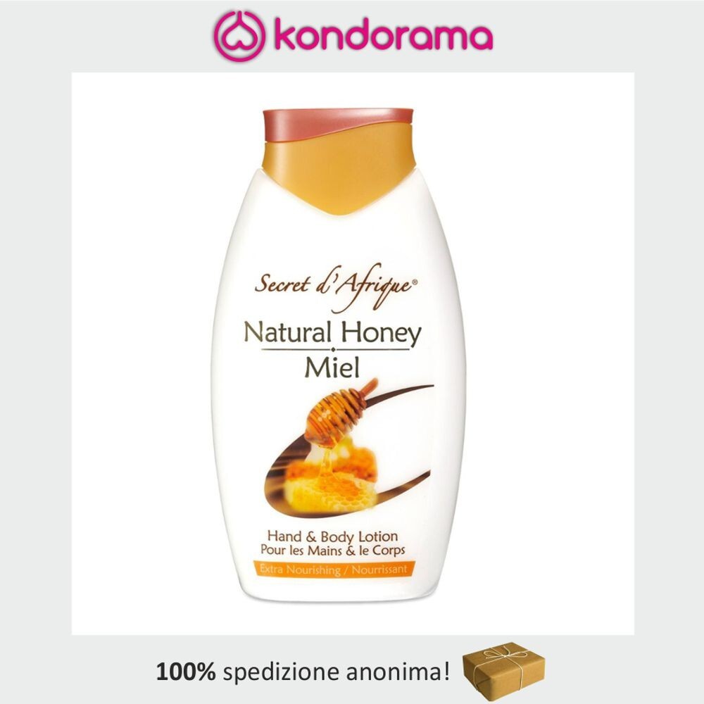 SECRET D'AFRIQUE HAND & BODY LOTION CREMA PER IL CORPO LE MANI MIELE HONEY 500ml