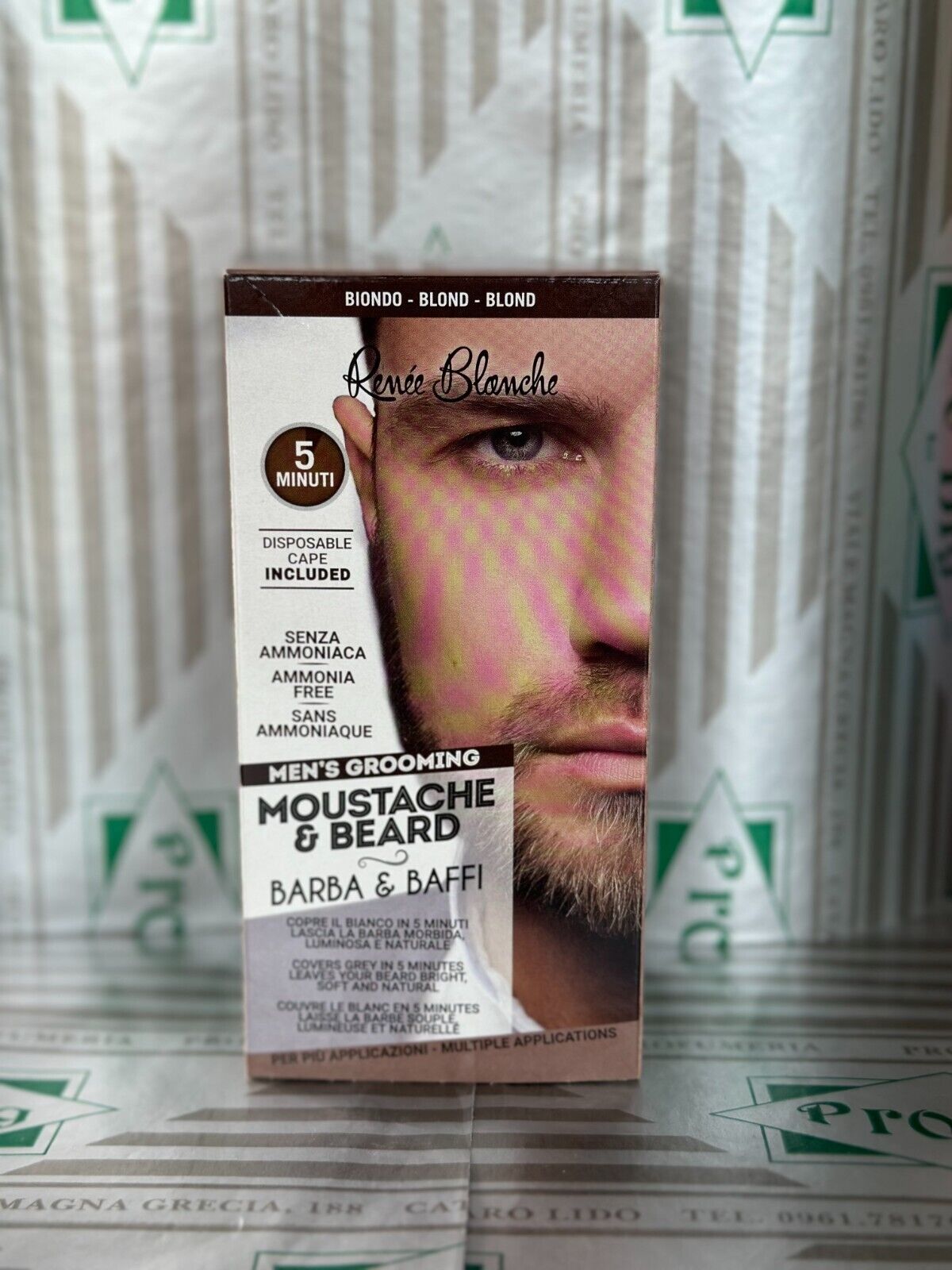 MEN'S GROOMING MOUSTACHE & BEARD BARBA & BAFFI RENEE' BLANCHE BIONDO