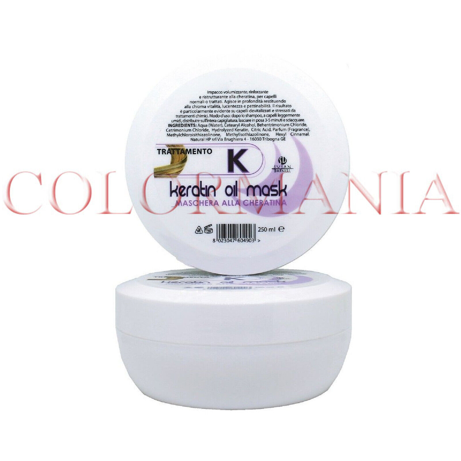 SUSAN DARNELL KERATIN OIL MASCHERA ALLA CHERATINA RISTRUTTURANTE PROFESSIONALE