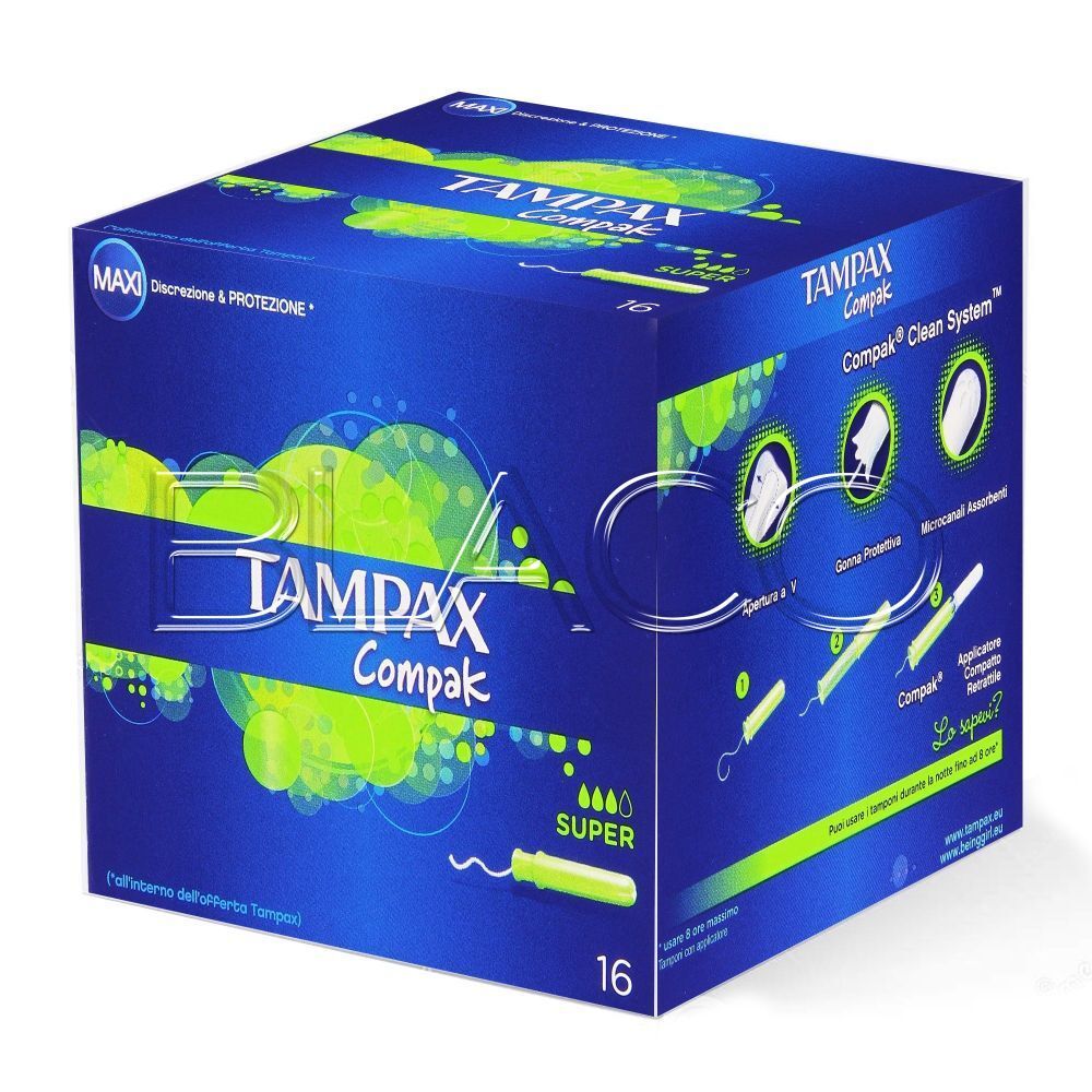 TAMPAX ASSORBENTI DONNA COMPAX SUPER - 16PZ