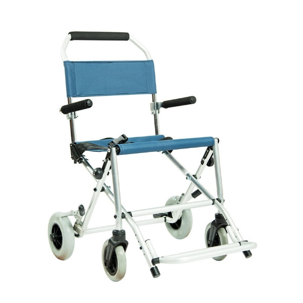 Sedia a rotelle da viaggio Carrozzina Pieghevole Leggera anziani disabili 8,4 Kg