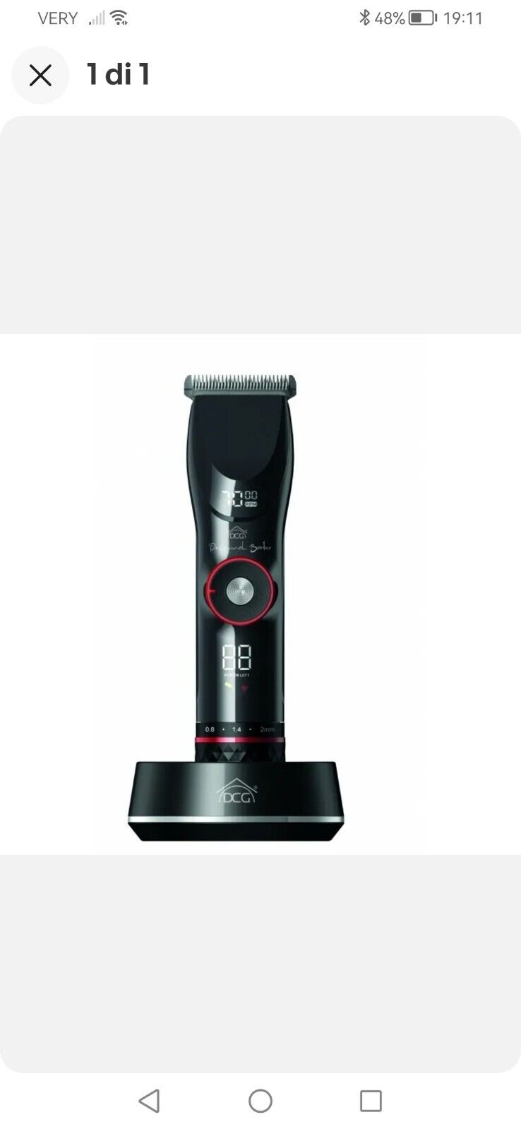 Tagliacapelli regolabarba ricaricabile DCG HSM2900 regola capelli barba - Rotex