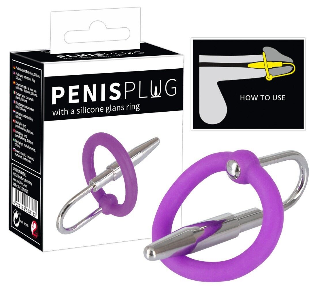 ANELLO PER GLANDE PENE CON DILATATORE URETRA DIVARICATORE STIMOLANTE UOMO