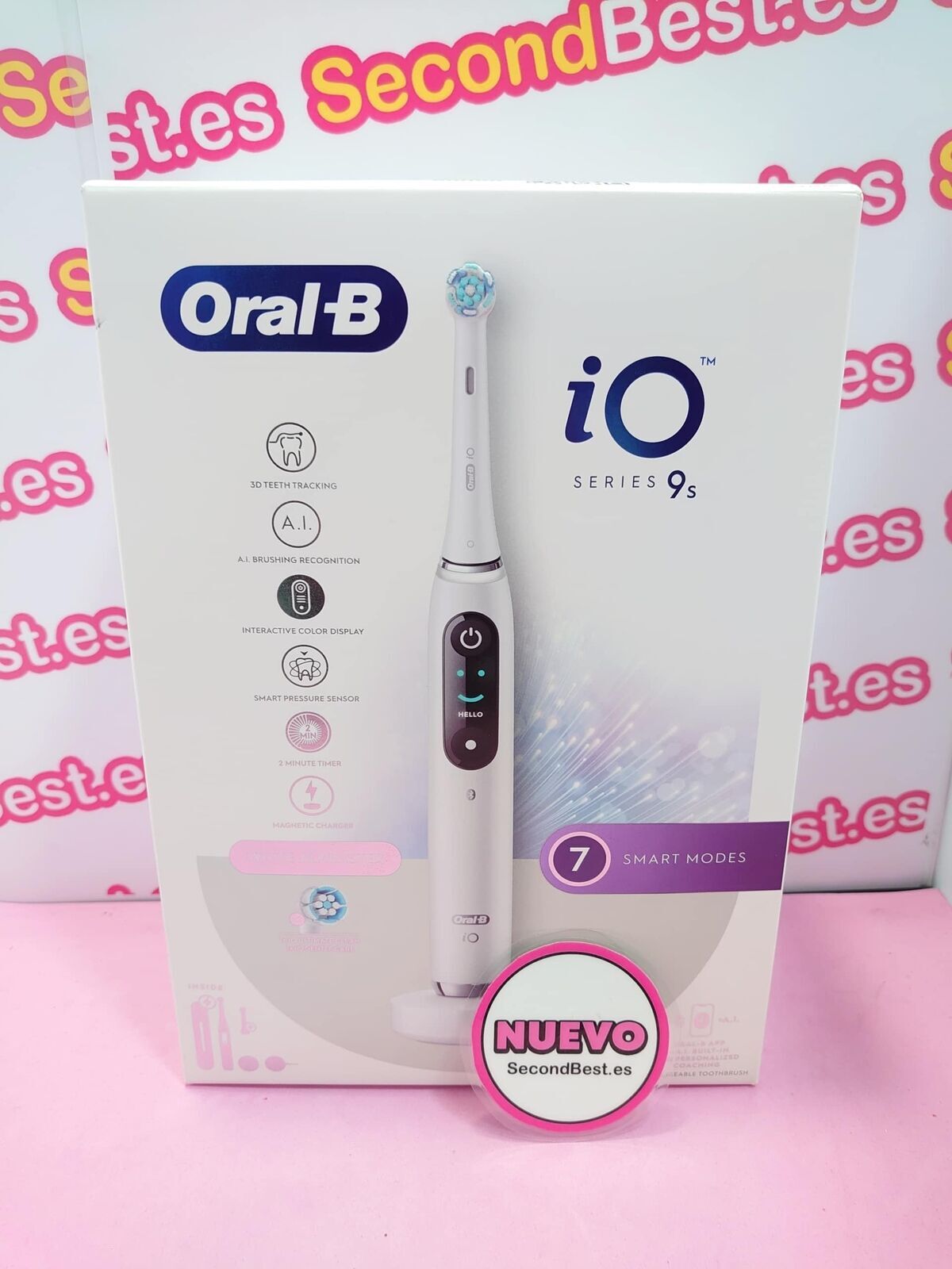 Oral-B Io 9s Series Spazzolino Elettrico Bianco Alabastro Nuovo
