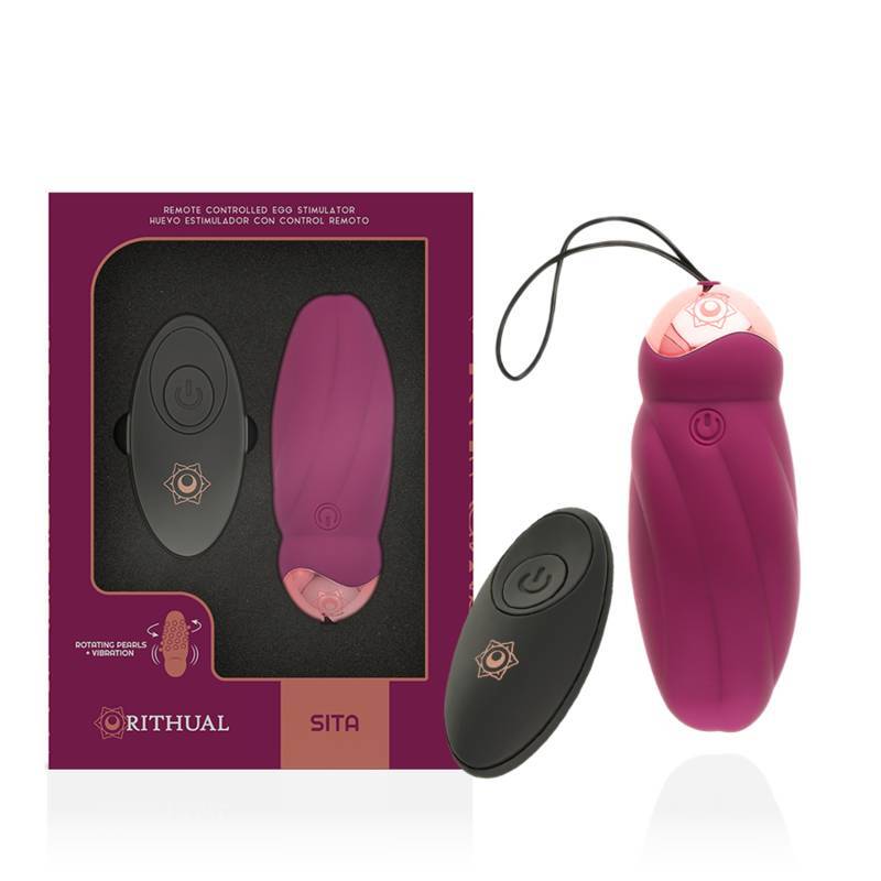 RITHUAL- SITA REMOTE CONTROLLED EGG ROTATION PEARLS  + VIBRATION