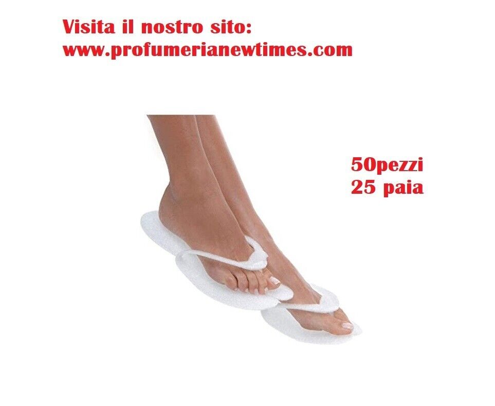 CIABATTA INFRADITO MONOUSO 50 PEZZI CIABATTE MONOUSO ESTETICA PROFESSIONALE