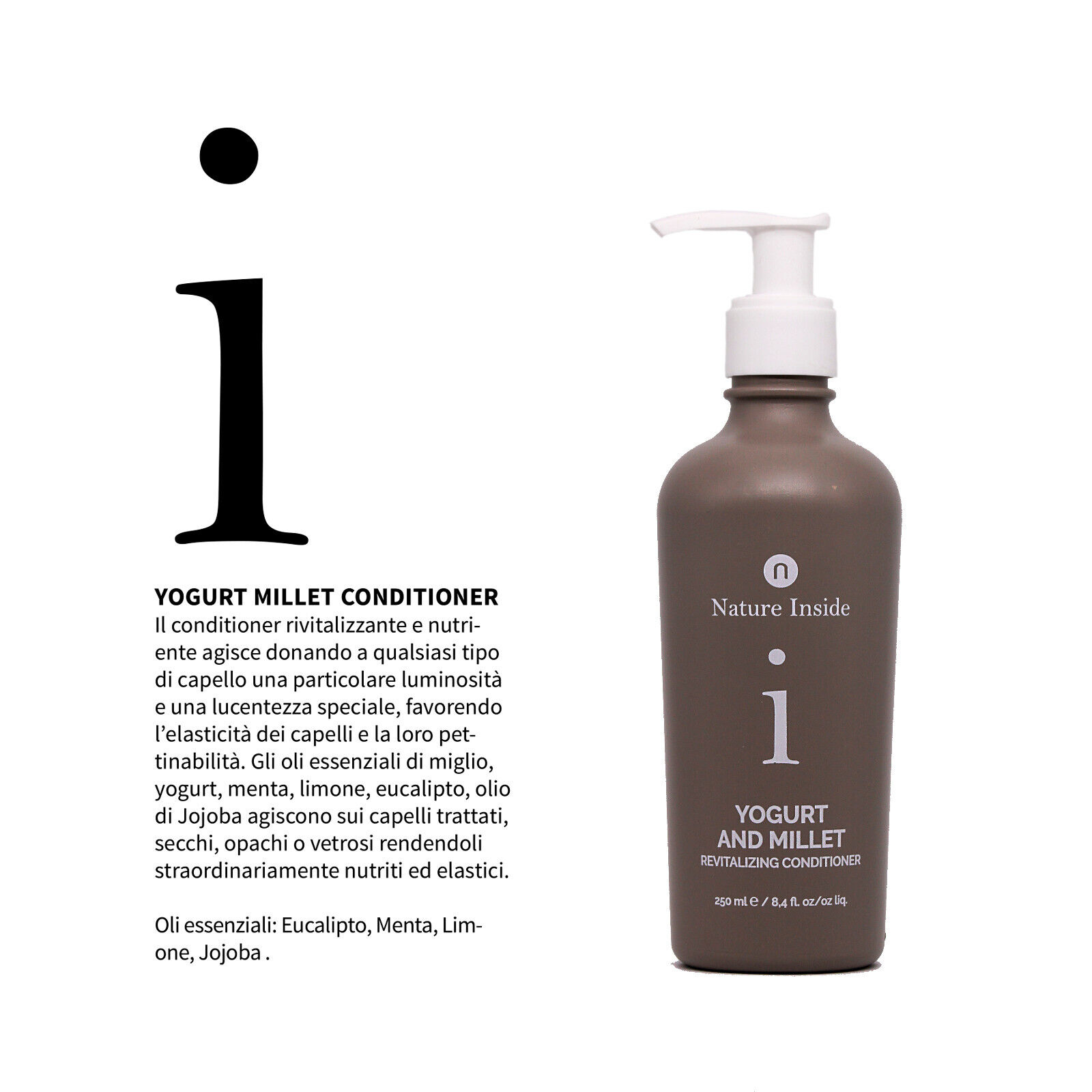 Naturalmente Conditioner Nature Inside Yogurt e Miglio - 250ml