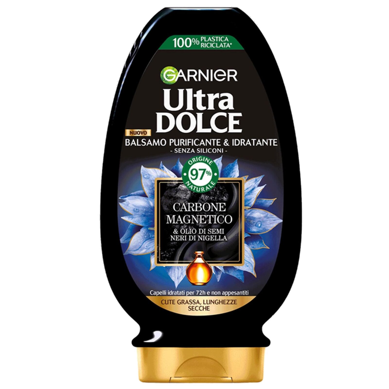 GARNIER ULTRA DOLCE BALSAMO CARBONE MAGNETICO PER CURE GRASSA 200ML