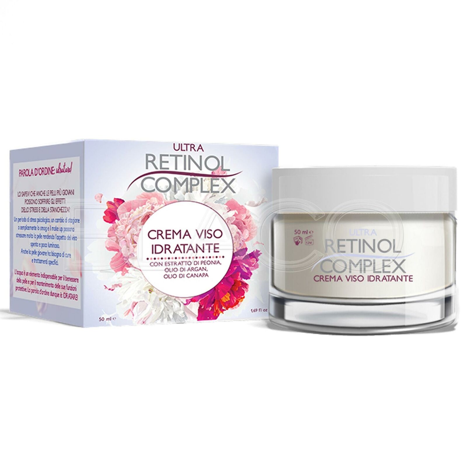 Ultra Retinol Complex Crema Viso Idratante Pelli Giovani - 50ml