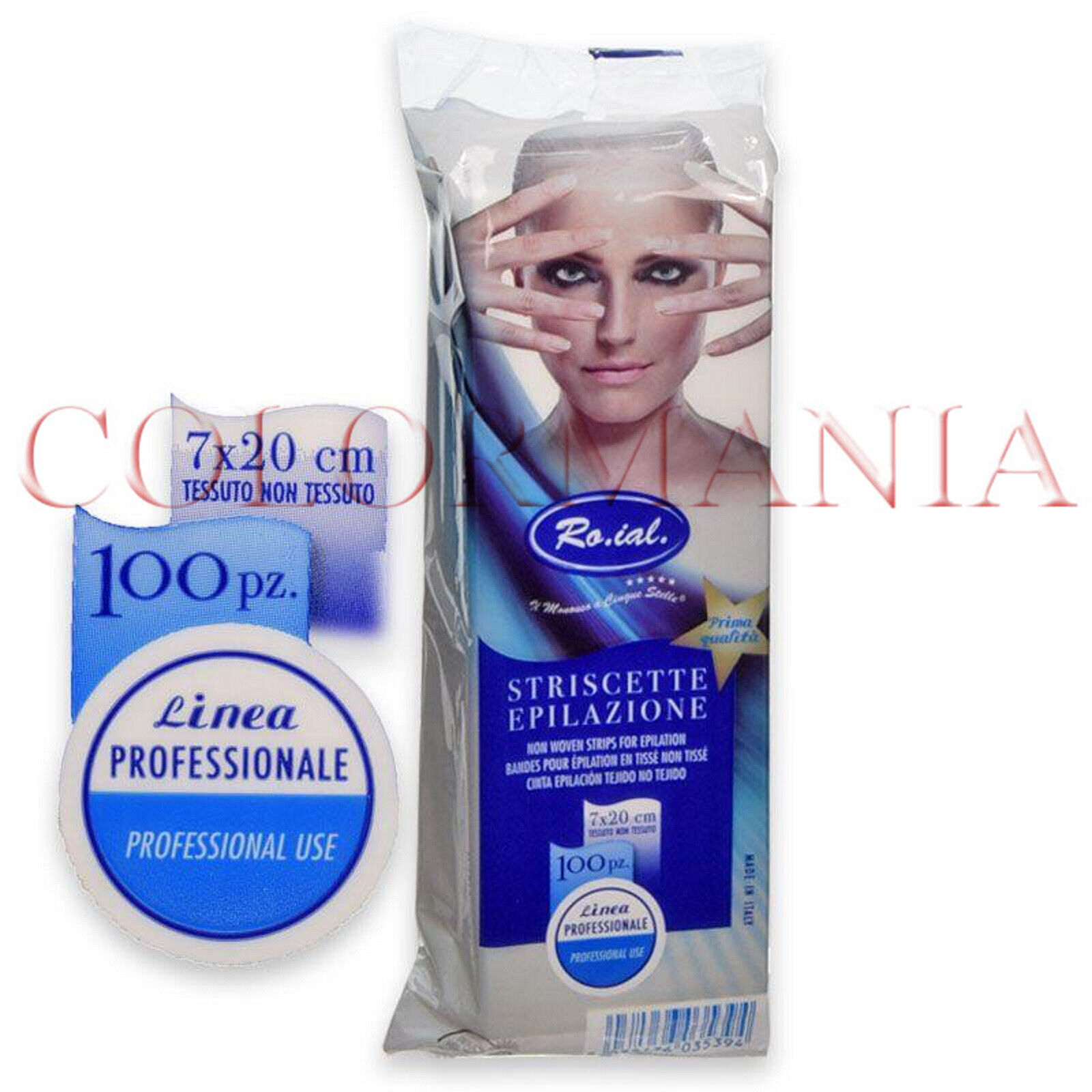 RO.IAL STRISCE STRAPPACERA PER CERETTA PRETAGLIATE PROFESSIONALI TNT 100 PEZZI
