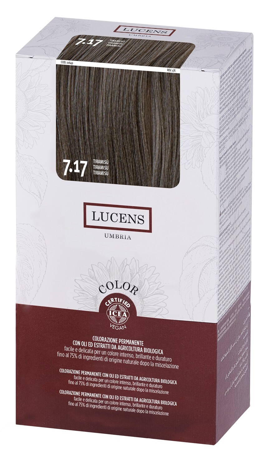 LUCENS - COLOR KIT (145ml) 7.17 Tiramisù - Colorazione permanente
