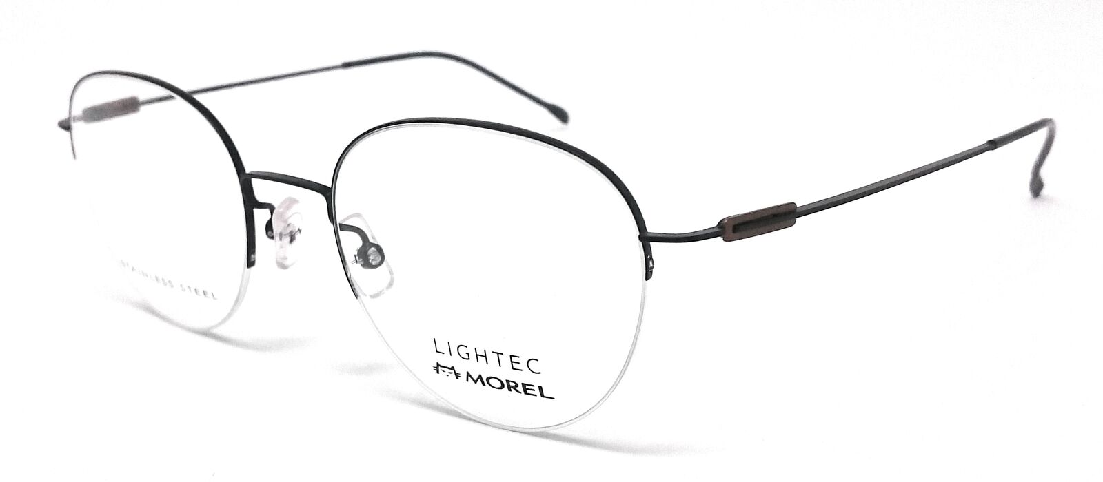 OCCHIALI DA VISTA UOMO DONNA LIGHTEC MOREL 30156L NM01 NYLOR TONDO
