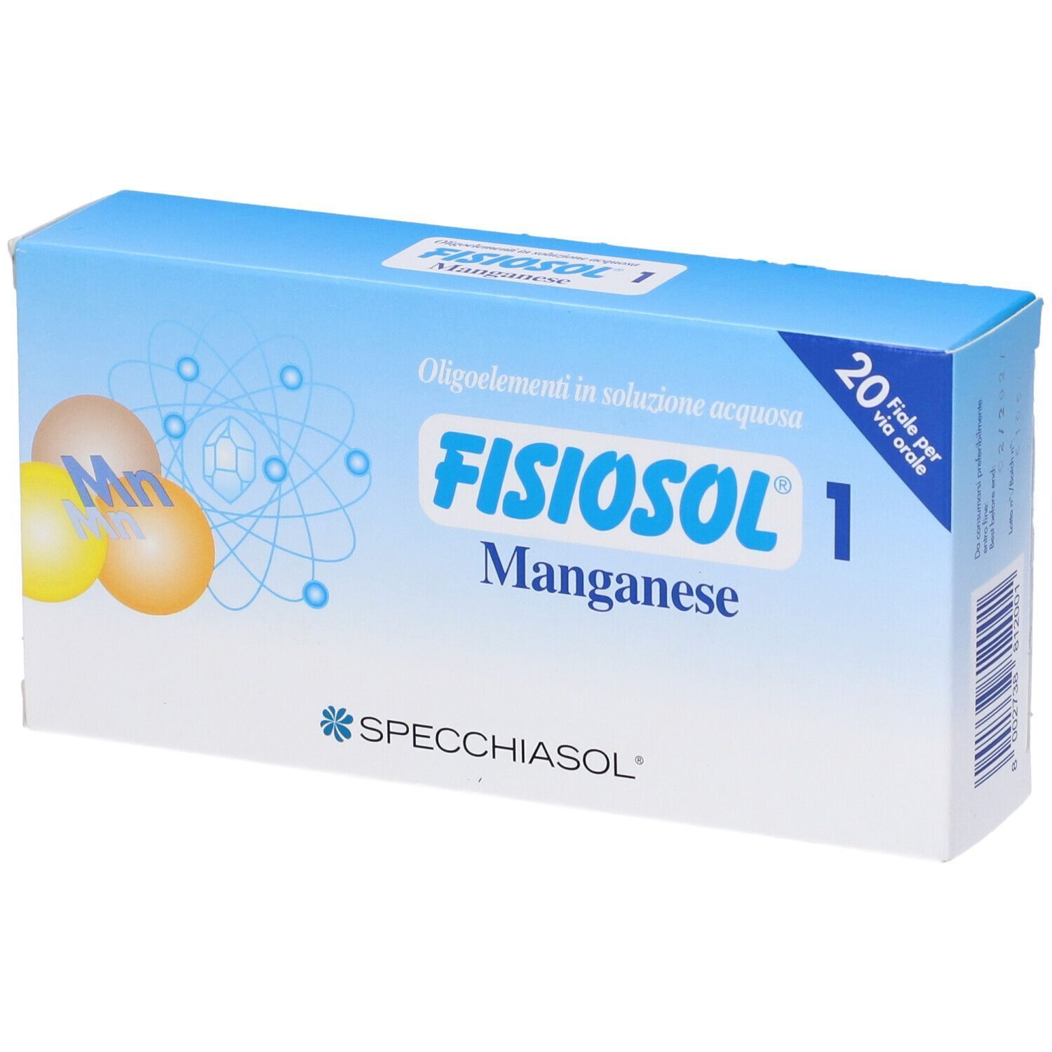Fisiosol 01 Manganese Specchiasol 20 Fiale Uso Orale