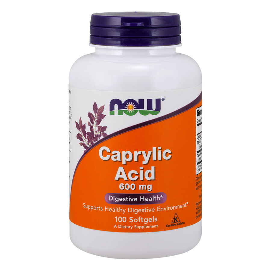 Now Foods Caprylic Acid (acido caprilico)  100 Softgels