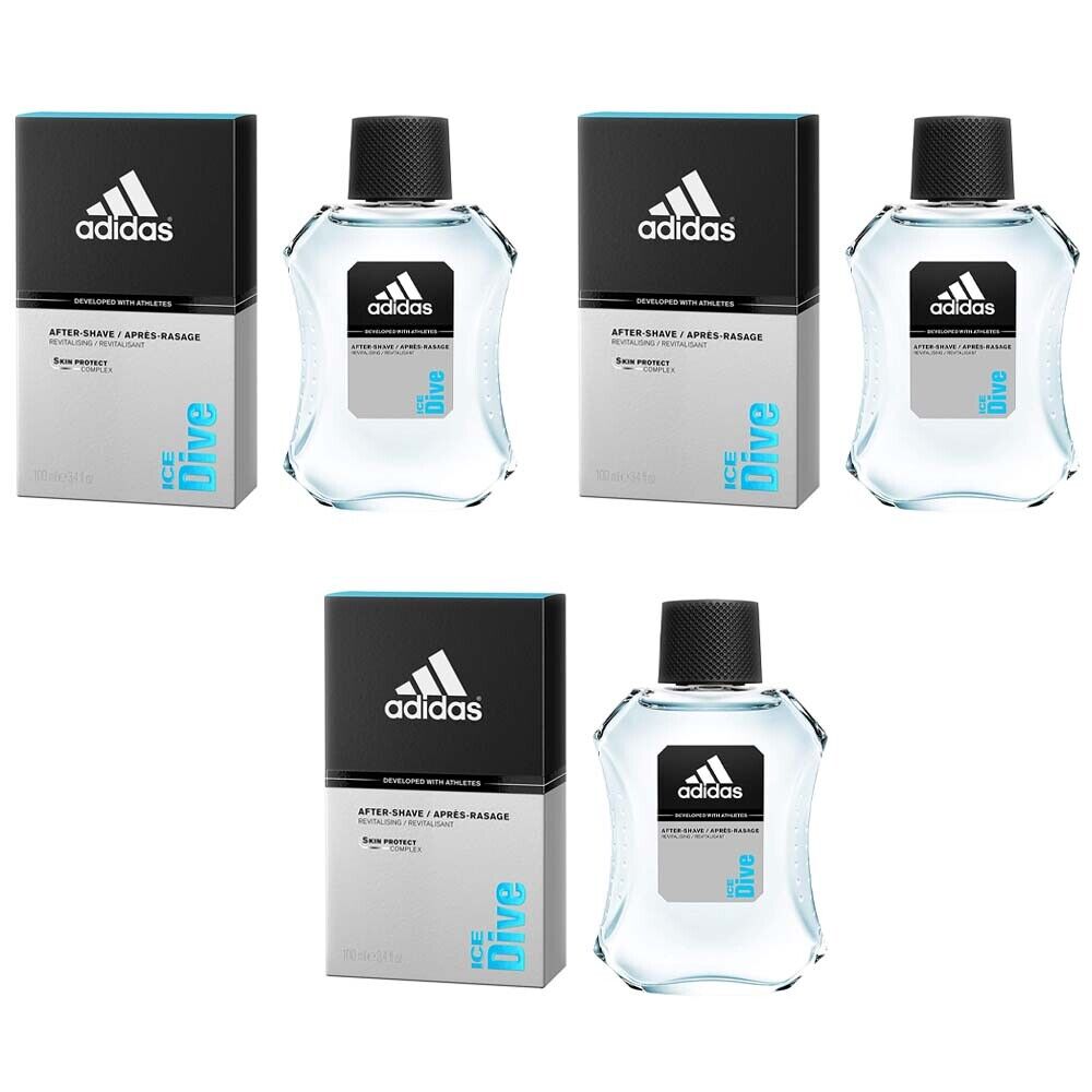 3pz ADIDAS Champions League ICE DIVE AFTER SHAVE dopobarba rasatura 100ml