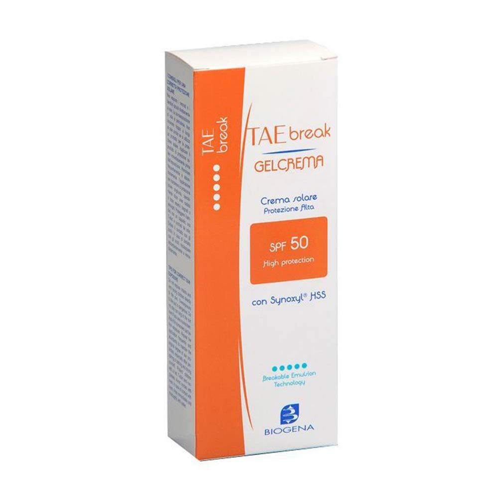 Biogena Tae Break Gel Crema Crema Solare SPF50, 150ml