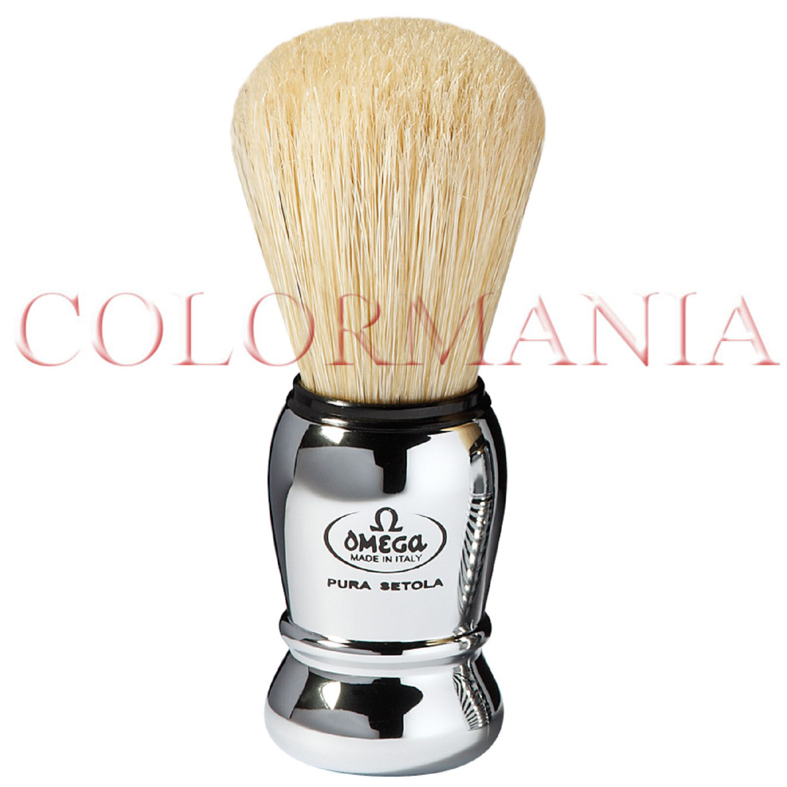 OMEGA PENNELLO DA BARBA IN PURA SETOLA 10029 PROFESSIONALE SALONE BARBIERE