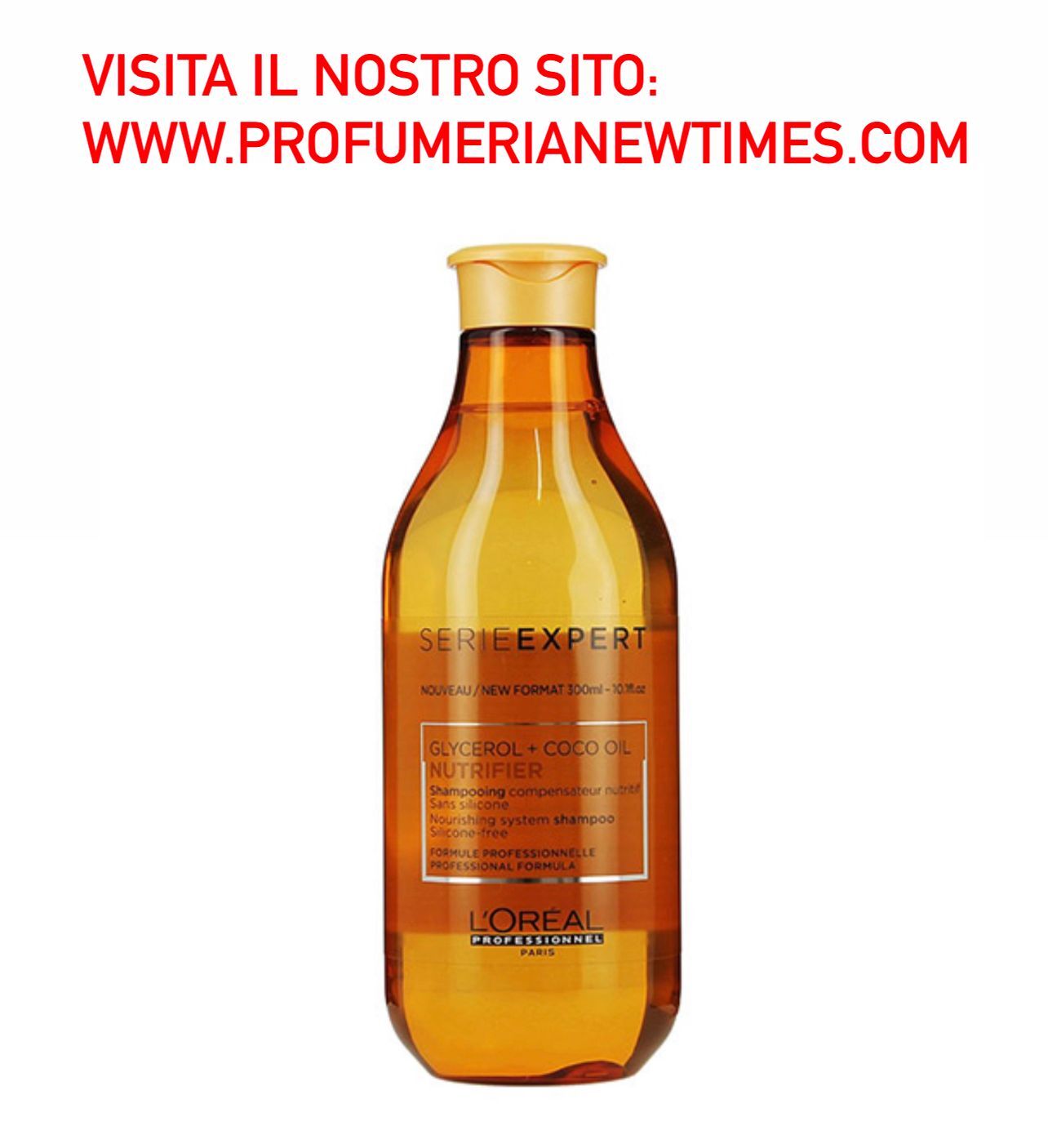 Shampoo Capelli Secchi Nutriente Idratante L'Oreal Serie Expert Nutrifier 300 ml