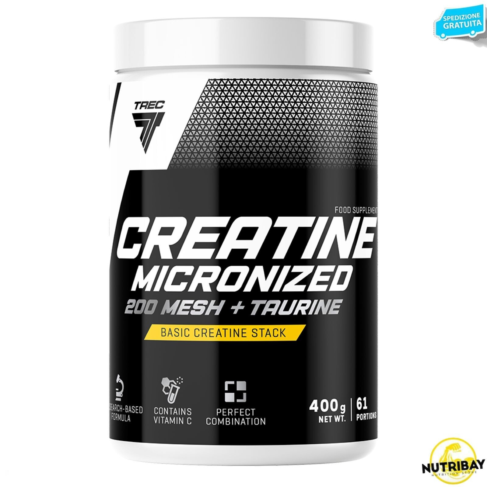 Trec Nutrition Creatine Micronized 200 Mesh+Taurine - 400 gr
