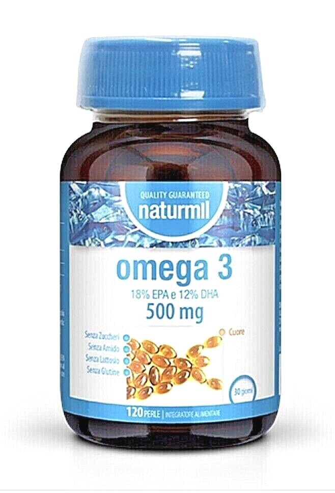 Omega 3 500mg  EPA E DHA 120 perle   Benessere fisico e mentale   DIETMED