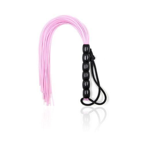 Frusta a frange rosa per giochi erotici bondage sexyshop BDSM