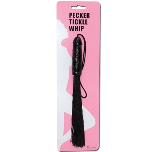 25246 PECKER TICKLE WHIP FRUSTA MANICO PENE SCHERZO ADULTI PARTY ADDIO NUBILATO