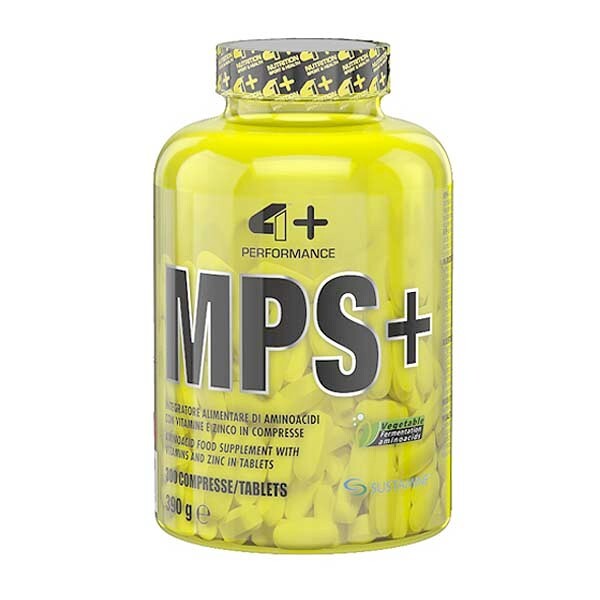 MPS+ - 4+ Nutrition. Aminoacidi essenziali con Zinco e Vitamine del gruppo B