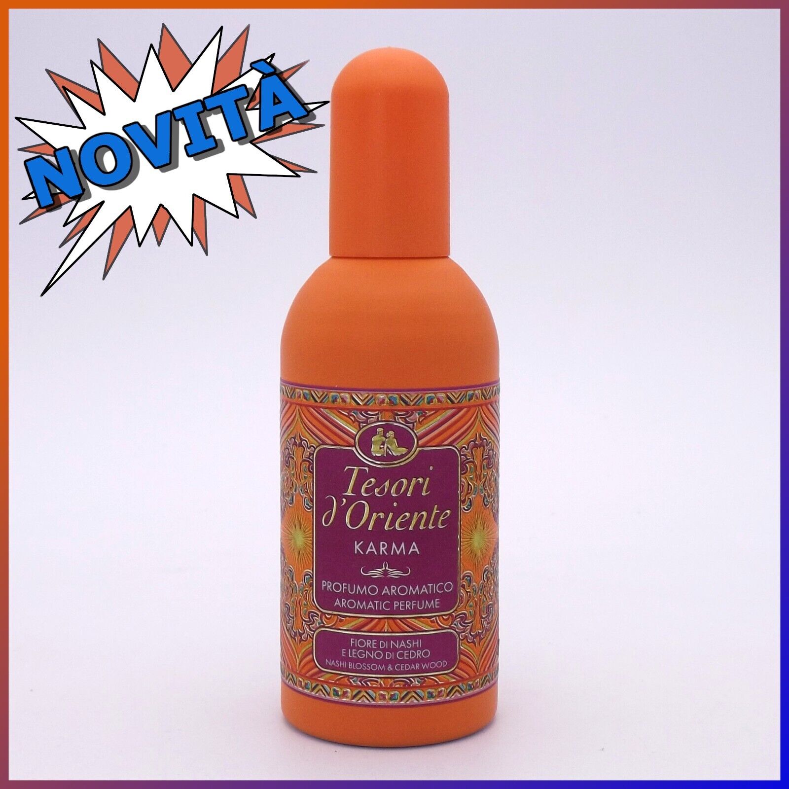Profumo donna aromatico edt Tesori d'Oriente KARMA Fiore Nashi Legno Cedro 100ml