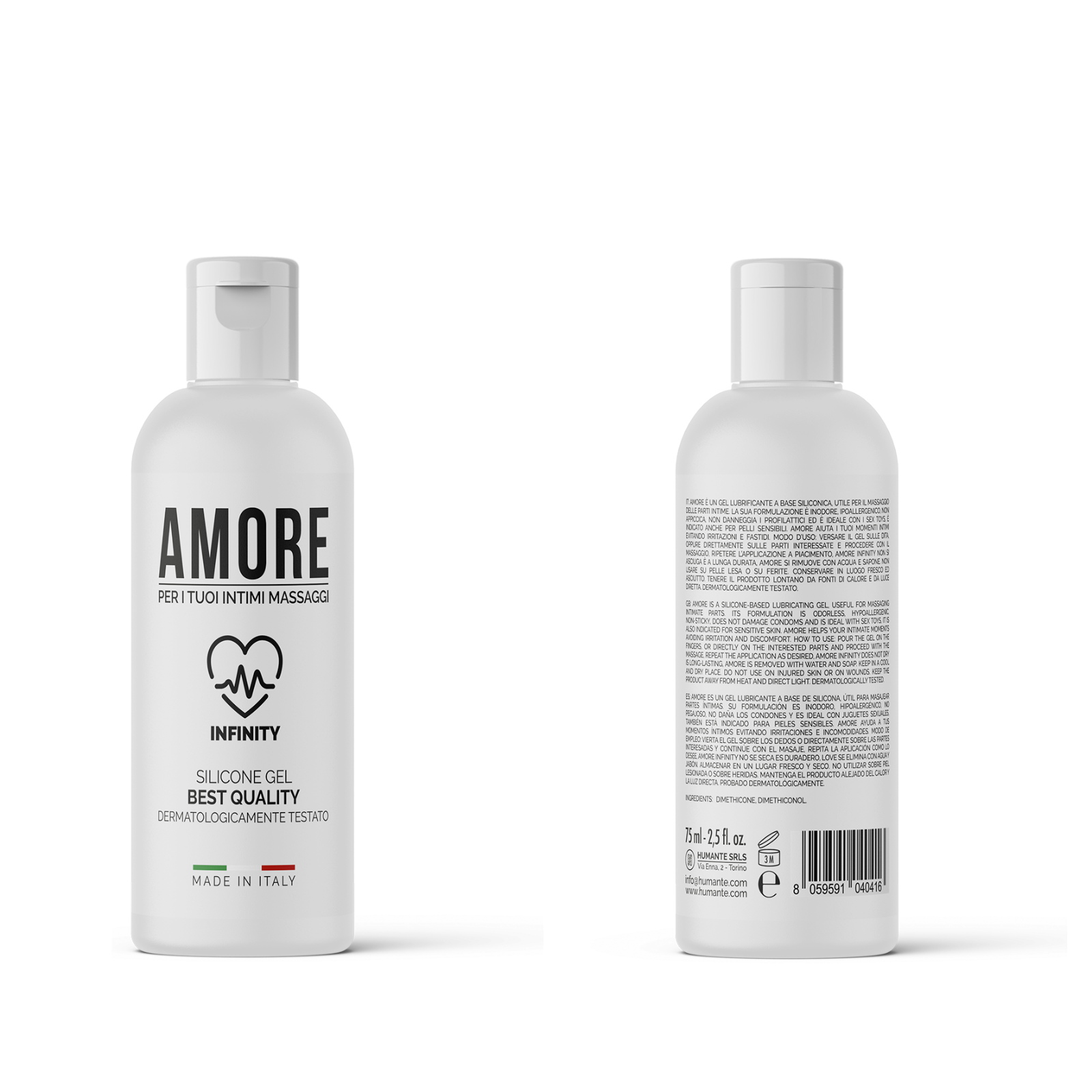 Amore gel lubrificante intimo al silicone