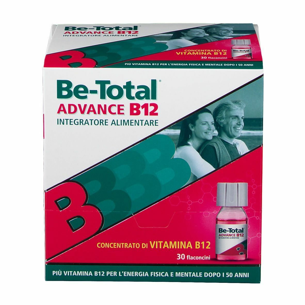 BE-TOTAL ADVANCE B12 30 FLACONCINI - INTEGRATORE ENERGIA FISICA E MENTALE