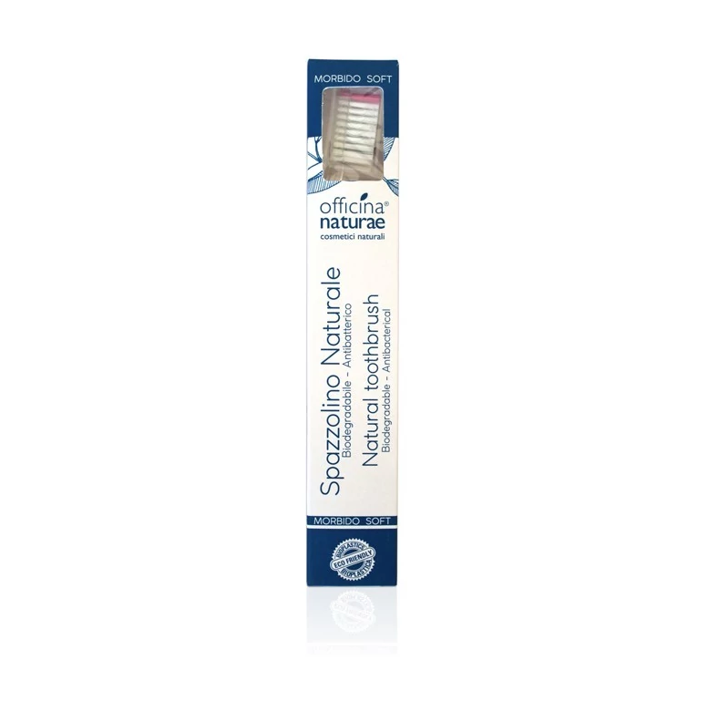 Officina Naturae Spazzolino FUCSIA Silver Eco-Sostenibile Bio Vegano