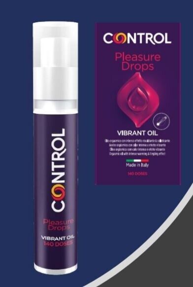 Control Pleasure Drops - Vibrating Oil Gel Eccitante per Lei