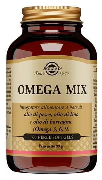 OMEGA MIX - INTEGRATORE ALIMENTARE SOLGAR A BASE DI OMEGA 3, 6, 9