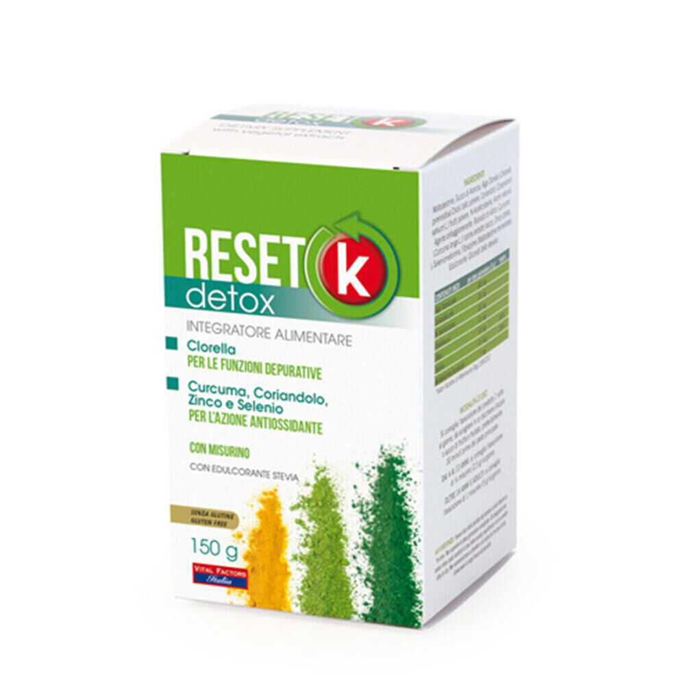 Vital Factors Reset K Detox Integratore Alimentare, 150g