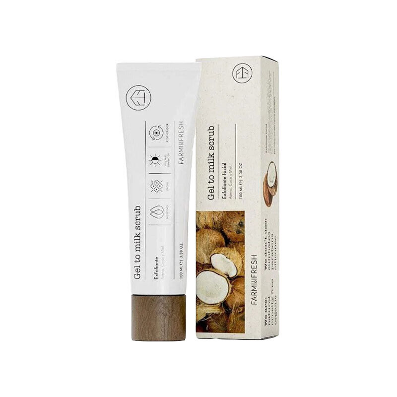 Gel esfoliante viso FARM TO FRESH Gel To Milk Scrub 100ml