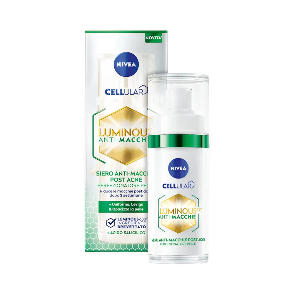 Nivea Cellular Luminous 630 Siero Anti Macchie Post Acne Perfezionatore Pelle