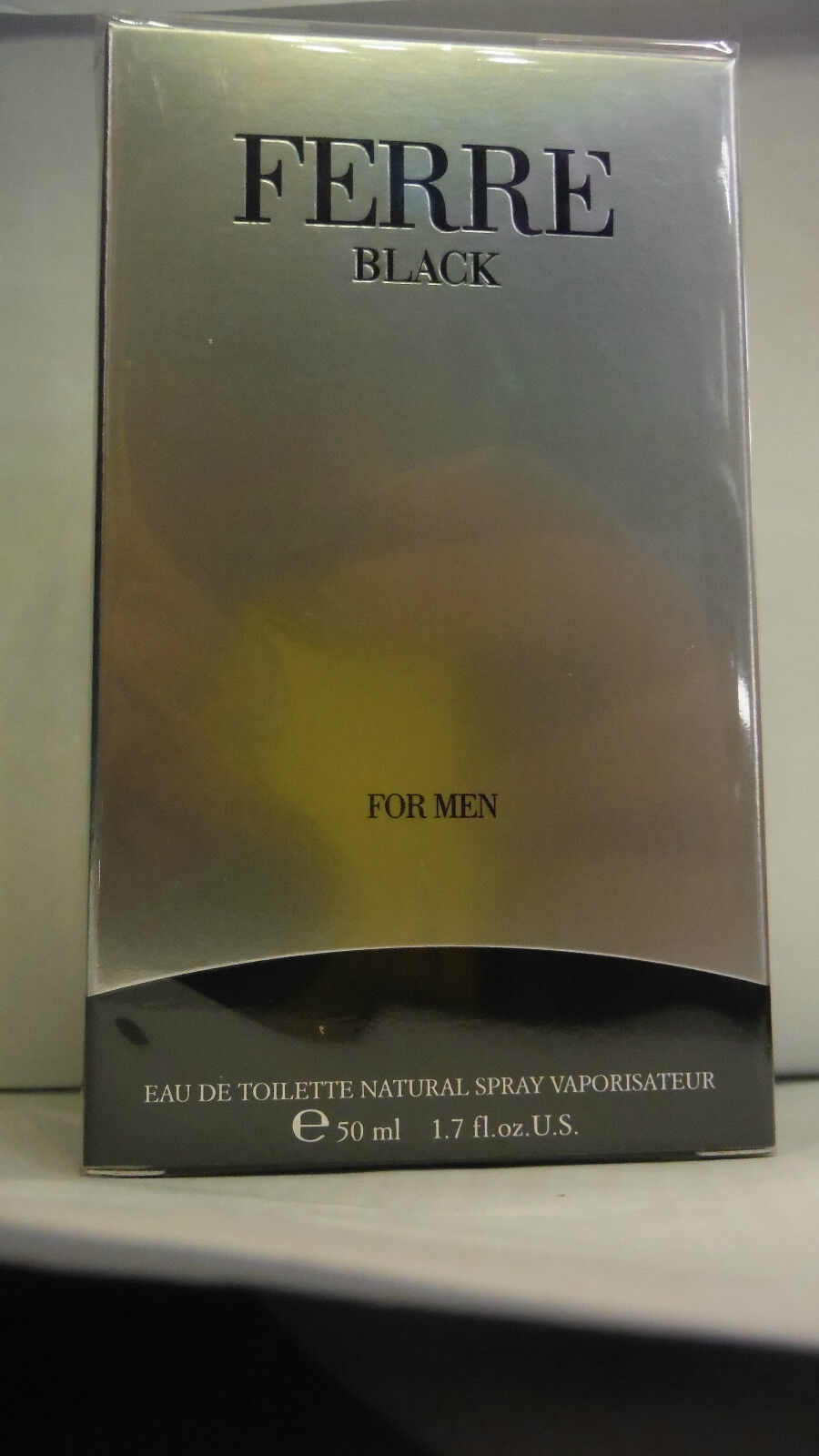 Ferre' Black Uomo Eau De Toilette  50ml Spray Nuovo Integro Sigillato